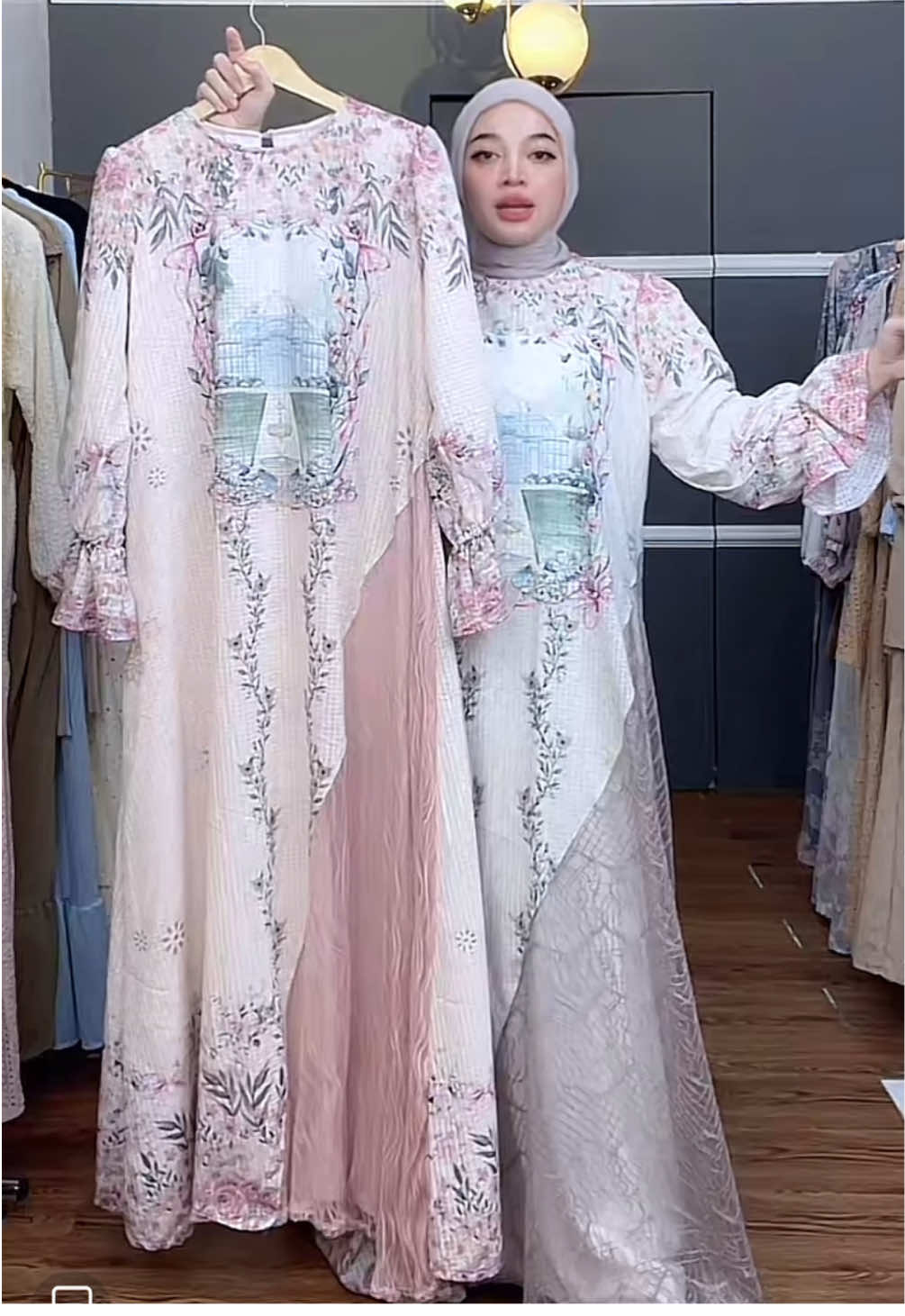 Gamis dress cantik by @Joley Cloth ✨😍 dipakai lebaran atau acara pesta ini cakep banget  #dresscantik #gamisbrukat #dressmewah #dresskondangan #dresslebaran 