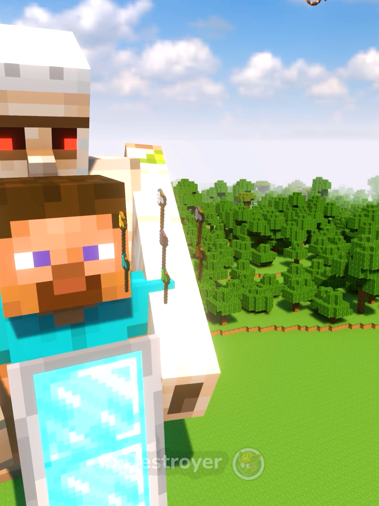 How many Axes Will Destroy Shield & Planes Vs Tower#Minecraft #teardown #satisfying #satisfyingvideo #asmr