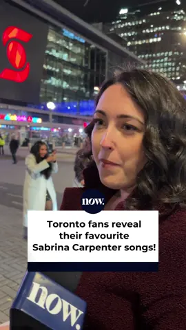 Oh boy, #Toronto can’t get enough of Sabrina Carpenter! 💋🍬 She's back at Scotiabank Arena for night two of the #ShortNSweetTour, and we asked fans their top tracks before the show. Who’s ready to sing even louder tonight? #SabrinaCarpenter #ShortNSweet #Manchild