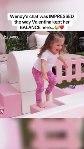 Valentina is TUFF😭❤️ #wendyortiz #valentina #viral #adorable #balance 