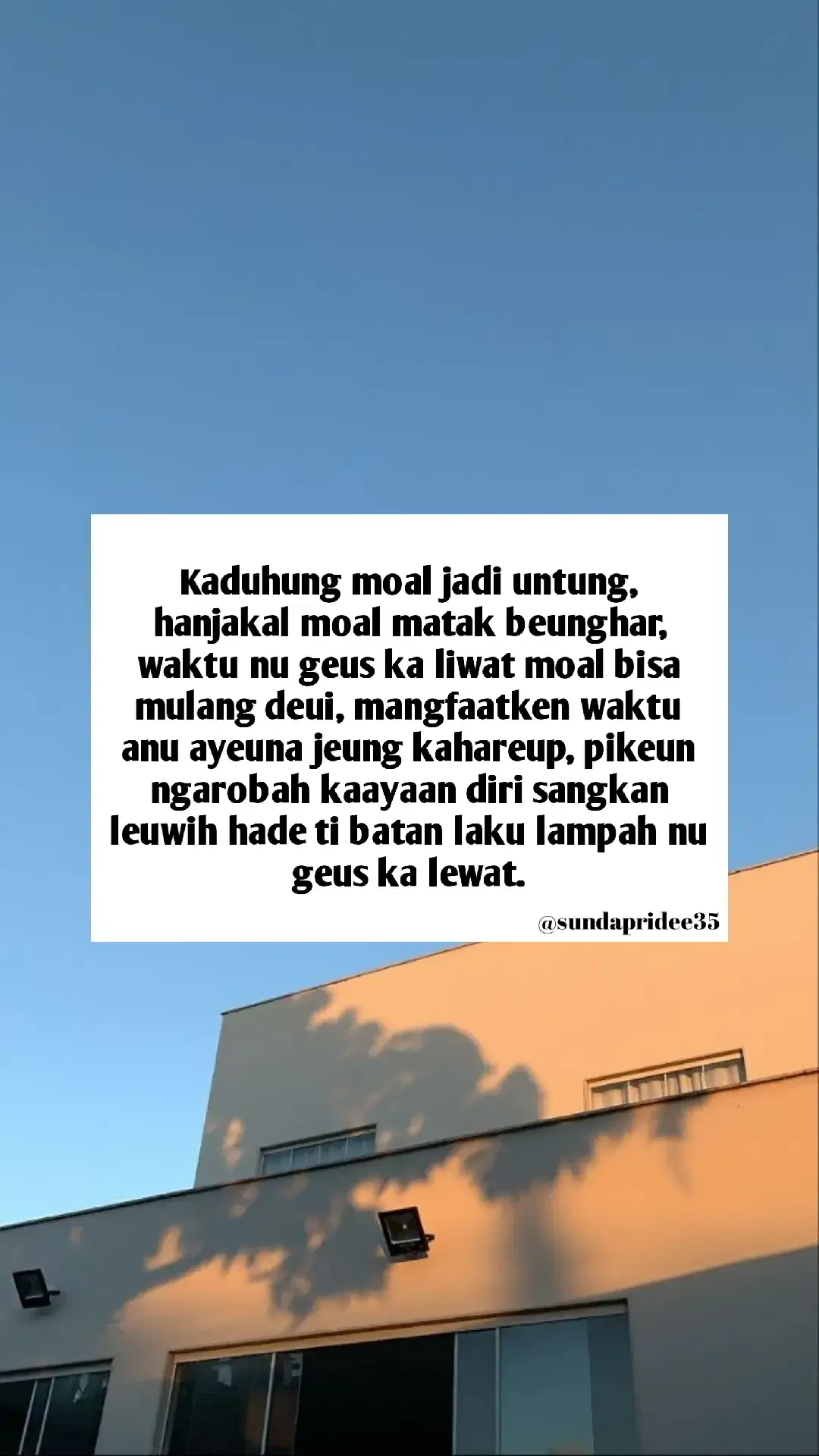 #sundapridee35 #quotessunda 