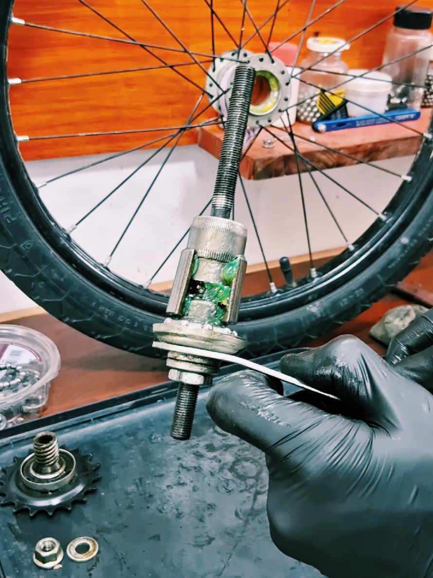 ARMADO/MANTENIMIENTO/REPARACIÓN DE SISTEMA DE MAZA CONTRA PEDAL #bike  #bikelover #bikelife #DIY #biker 