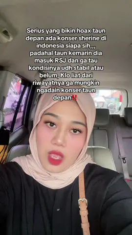 Konser sherine taun depan hoax ya guyssss #konserarabic #arabicsong #konsernancyajram #sherine #promomakan1111 