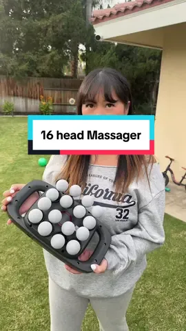 16 head massager with red light therapy #massagetherapy #deeptissuemassage #redlighttherapy #16headmassagegun #massage 