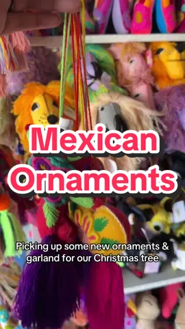 Every year in Puerto Vallarta I grab more and more ornaments for our Christmas tree. The bright felt hearts are my favorite.  #puertovallarta 