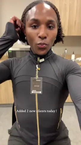 Always working her set! 