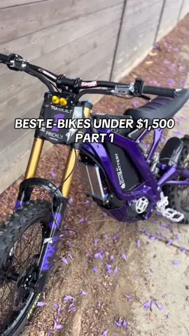 BEST E-BIKES UNDER 1,500! PART 1 #ebike #viral #surron #ebike #talaria