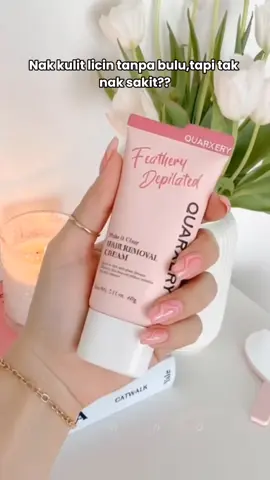 Tidak sakit dan wangi. #quarxerymalaysia #quarxeryhairremovalcream #hairremoval #hairremovalcream #painlesshairremoval 