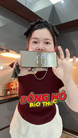 Đồng hồ báo thức, thể hiện ngày giờ, báo thức, nhiệt độ phòng, trang tri decor #xuhuongtiktok #donghobaothuc #donghodecor 