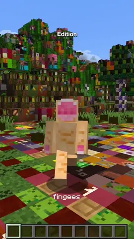 I fixed bedrock edition #Minecraft #cursedminecraft #minecraftmemes 