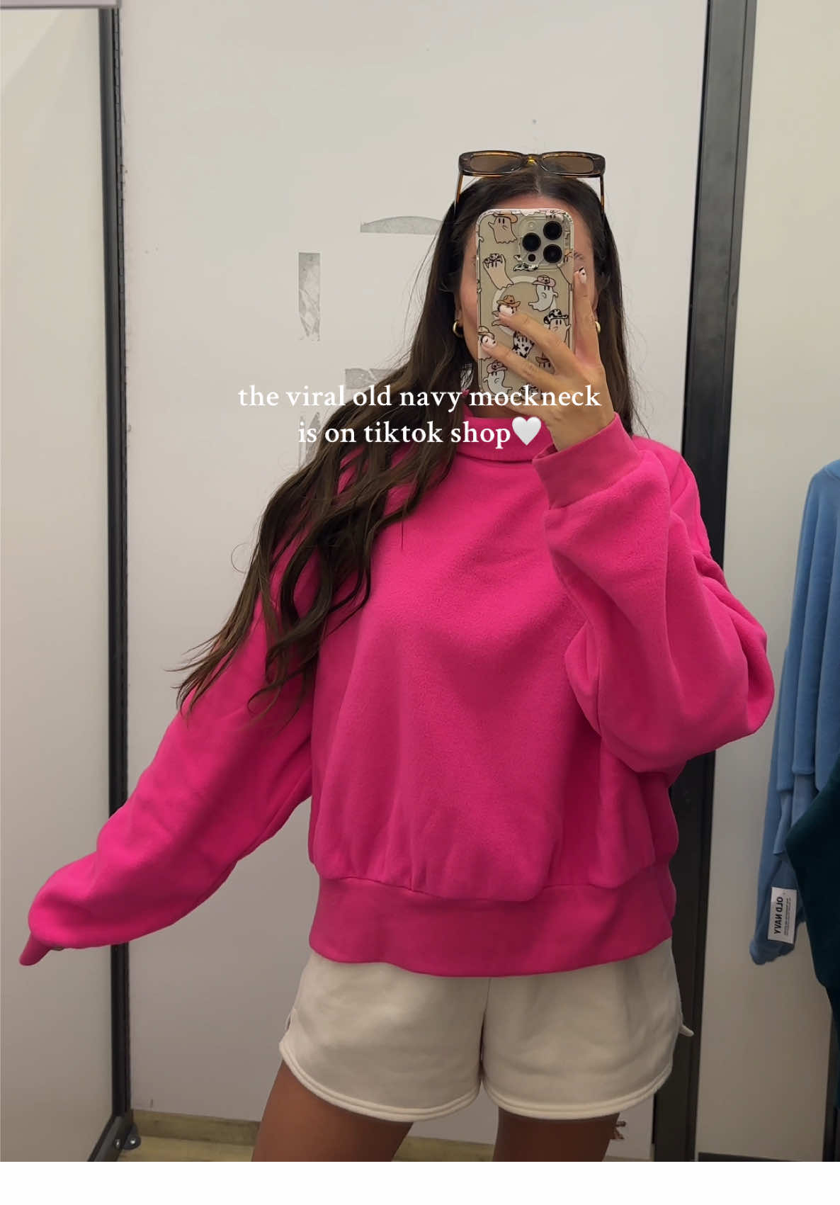 Need this @Old Navy fleece mockneck in every color🤍 #oldnavy #mockneck #outfitinspo #trending #tiktokshopcreatorpicks 