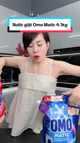 Nước giặt Omo Matic 4.1kg #omo #nuocgiatomo #Cindythuytichcuc #hoptaccungunilever #CleanTok  