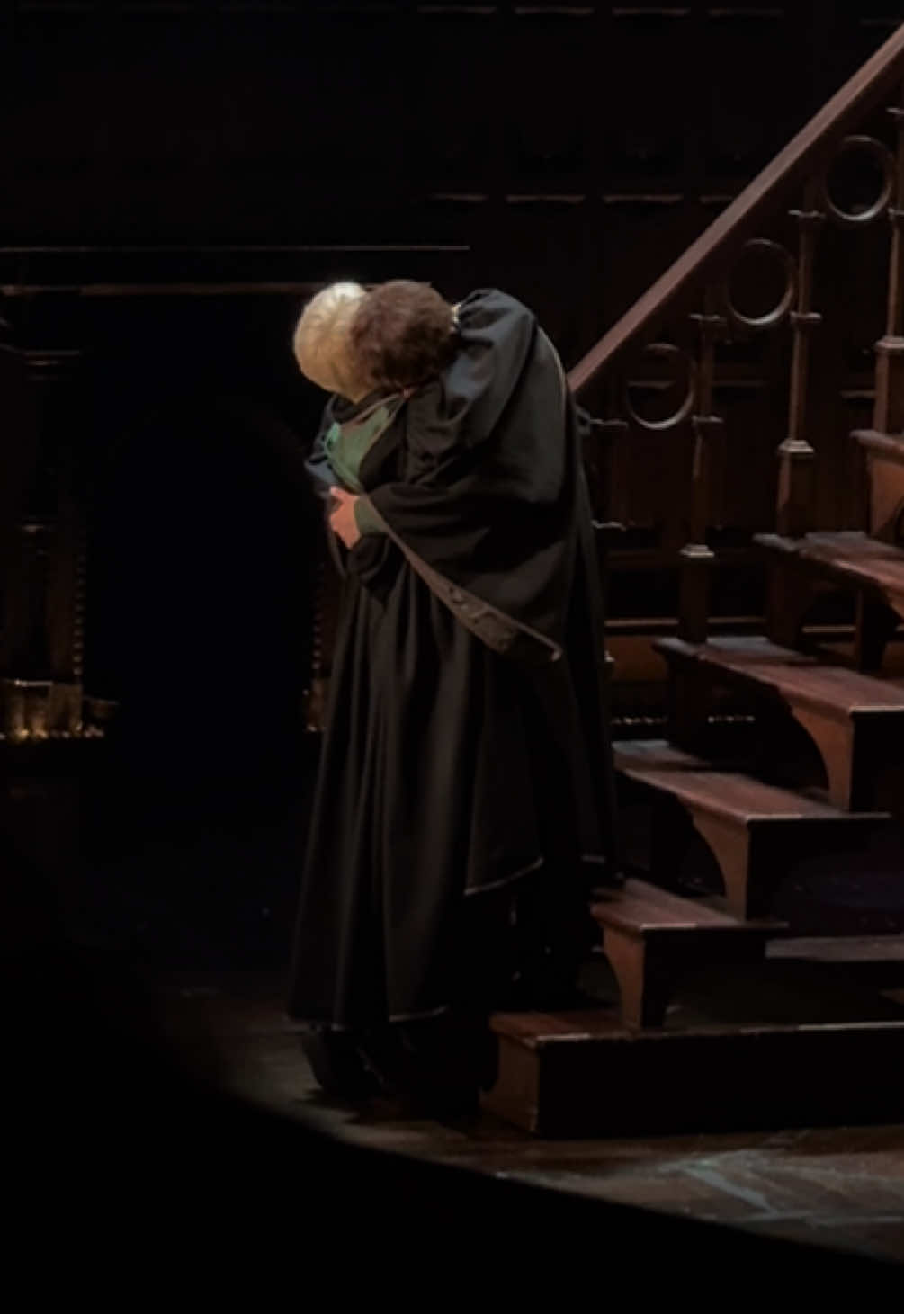 erik and alex's final hug♥️ not my usual type of post but felt this needed to be shared. gonna miss this duo loads! 🎥 creds: @/breadcanon on tumblr #cursedchild #broadway #scorbus #albus #scorpius  