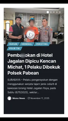 gara gara michat ... lakukan pembacokan hingga dibekuk Polsek Pabean Cantikan Surabaya #poldajatim #fyp #fypシ゚viral #wong_jowo_86 #polisipresisi 