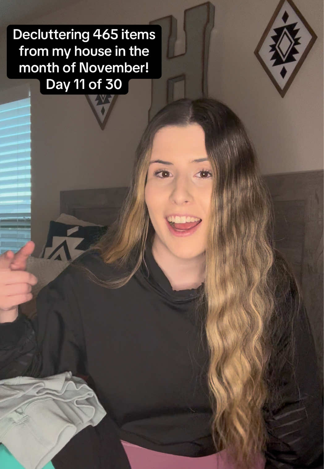 Day 11 and we officially are to the clothes!!!🎉 if you see anything you like, be sure to check out my Depop “alexeshealton” #declutterchallenge #CleanTok #organizedhome #cleanwithme #decluttering 