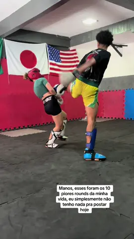 Manos, esses foram os 10 piores rounds da minha vida, eu simplesmente não tenho nada pra postar hoje #sparring #muaithai #kickboxing #linda #sports 
