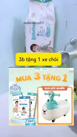 Bebeboo mua 3 tặng 1 xe chòi seo rẻ lắm #mecuakhoai16 #mekhoaisan1 #bimchobe #bebeboo #bimbebeboo 