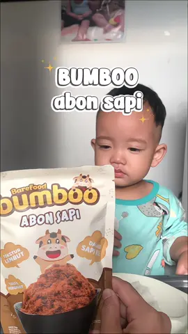 makan hap hap pakai abon sapi dari bumboo.. nyamnyammm #fyp #makanlahap #bumboo #abon #abonsapi 
