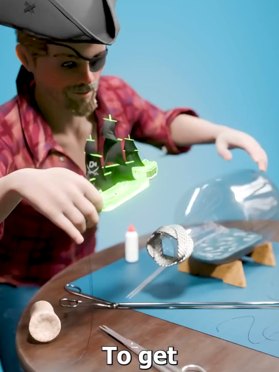 How To Build A Ship In A Bottle 🤔