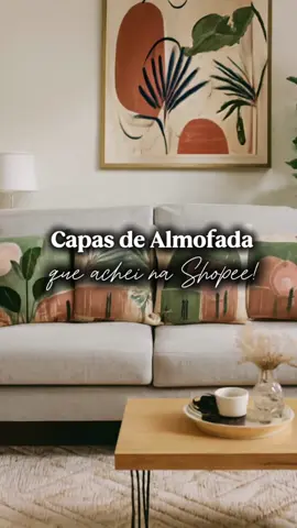 Kit 4 capas de almofadas decorativas 45x45 para deixar seu lar ainda mais charmoso..  LINK NOS COMENTÁRIOS 👇..  #almofadas #almofadasdecorativas #decoracao #sofa #decoracaodecasa 