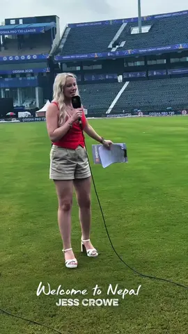 Jess Crowe Presenter of the Nepal Premier League Season 2 #cricketlover #nepalitiktok #npl #foryoupage 