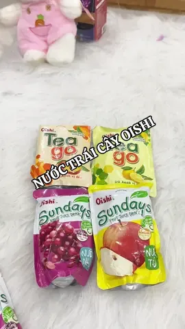 Nước trái cây đủ vị ngon lắm nè #nuoctraicay #nuocoishi #teago #nuochoaqua 