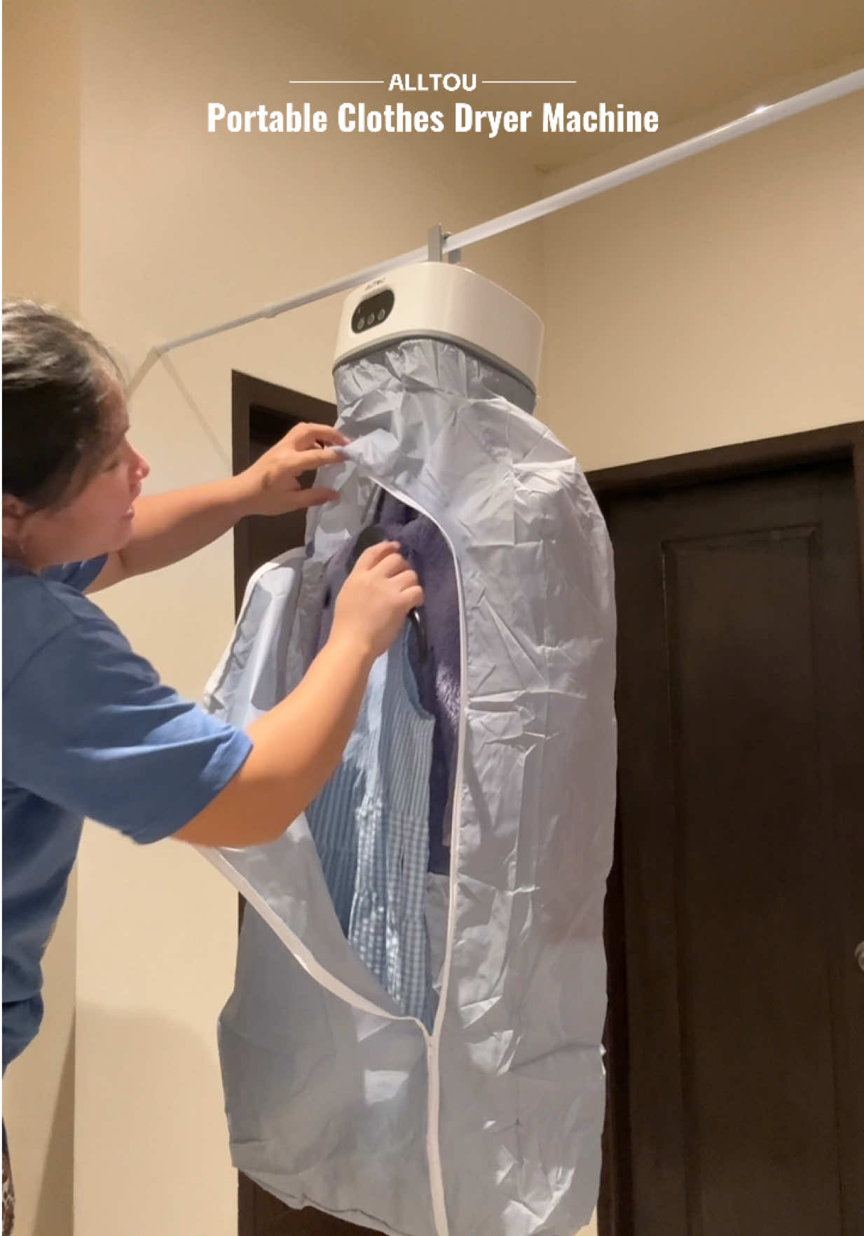 one of the best purchase online lalo sa panahon ng tag-ulan + swak na swak pa sa presyo. 👌🏻👍✨ highly recommended ‘tong ALLTOU Portable Clothes Dryer 💫 #clothesdryer #dyer #portabledryer #dryingmachine #portabledryermachine 