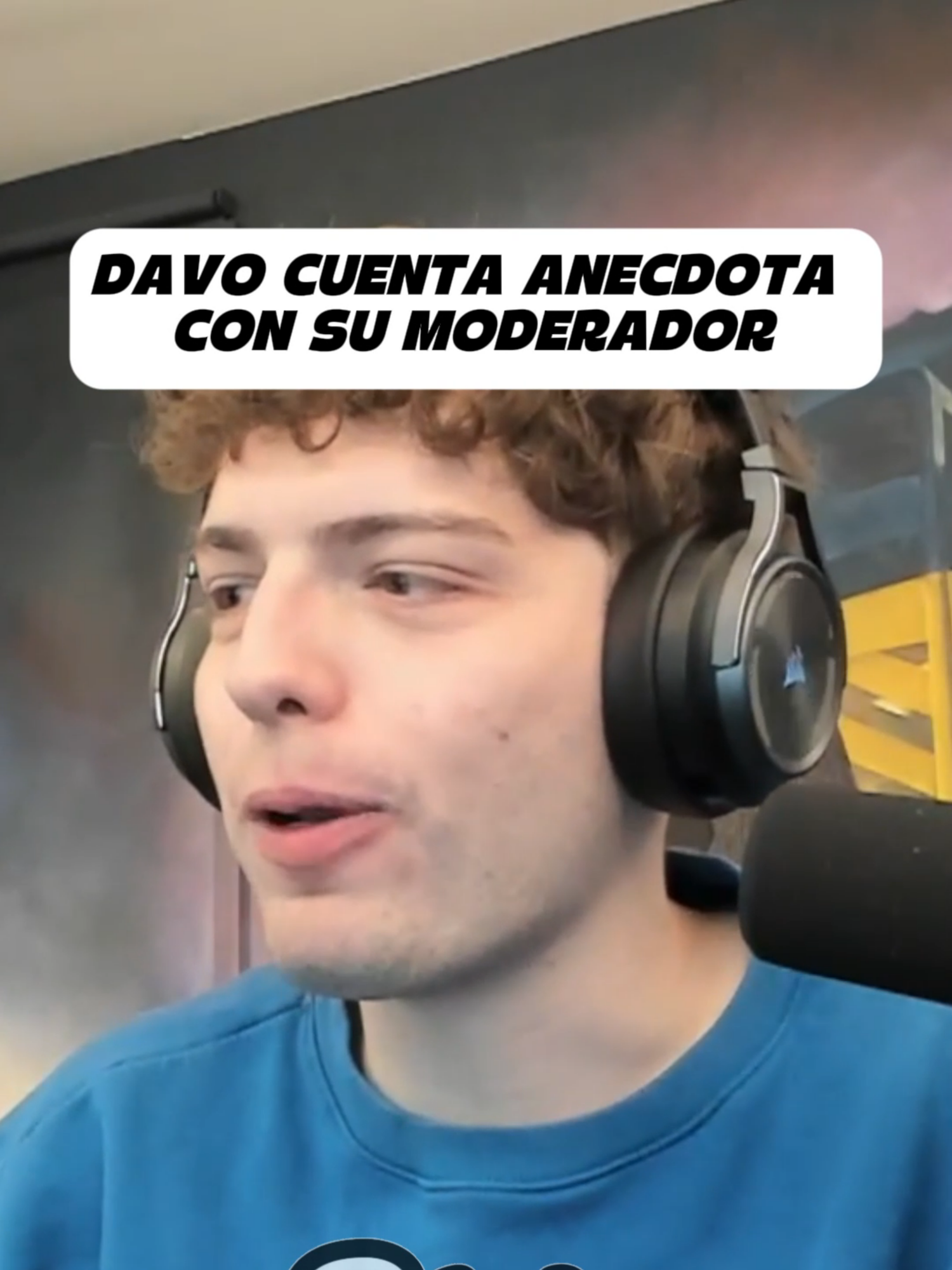 DAVO CUENTA ANECDOTA CON SU MODERADOR#davoxeneize