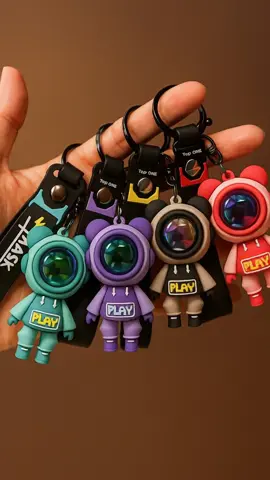 Gantungan Kunci Beruang Petir ASTRONOT Keychain Gantungan Motor Mobil serbaguna 