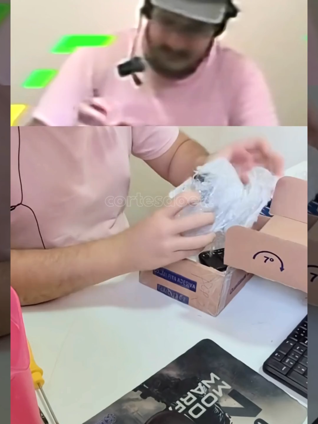 Youtuber de extremo sucesso abre uma fenda no espaço tempo ao conectar webcam no pc! #pcgamer #fyp #techtok #Tech