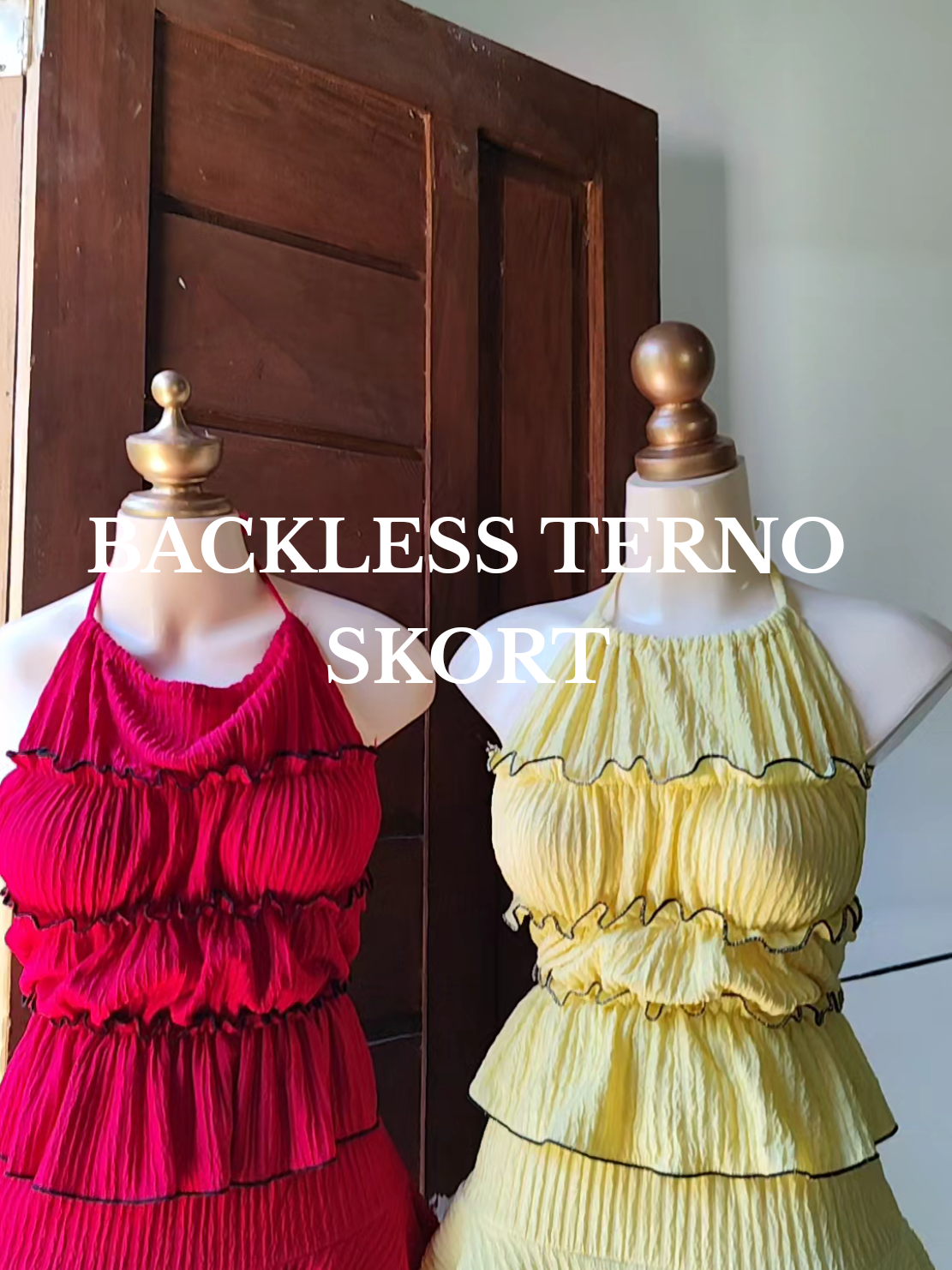 Sobrang latina mo Dito sisy agaw pansin ka talaga SA terno skort na'to #ternoset #ternocoordinates #ternoforwomen 