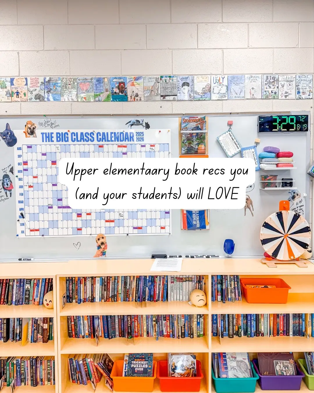 Upper Elementary teachers and parents- I’ve got the ultimate book list for you! Comment book and I’ll send it your way!  #teacher #classroomlibrary #iteachreading 