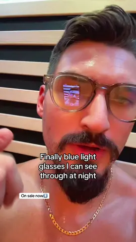 Less tint means more visibility and same result. Sedlak Altvantage blue light glasses are 💯 #fyp #mensfashion 