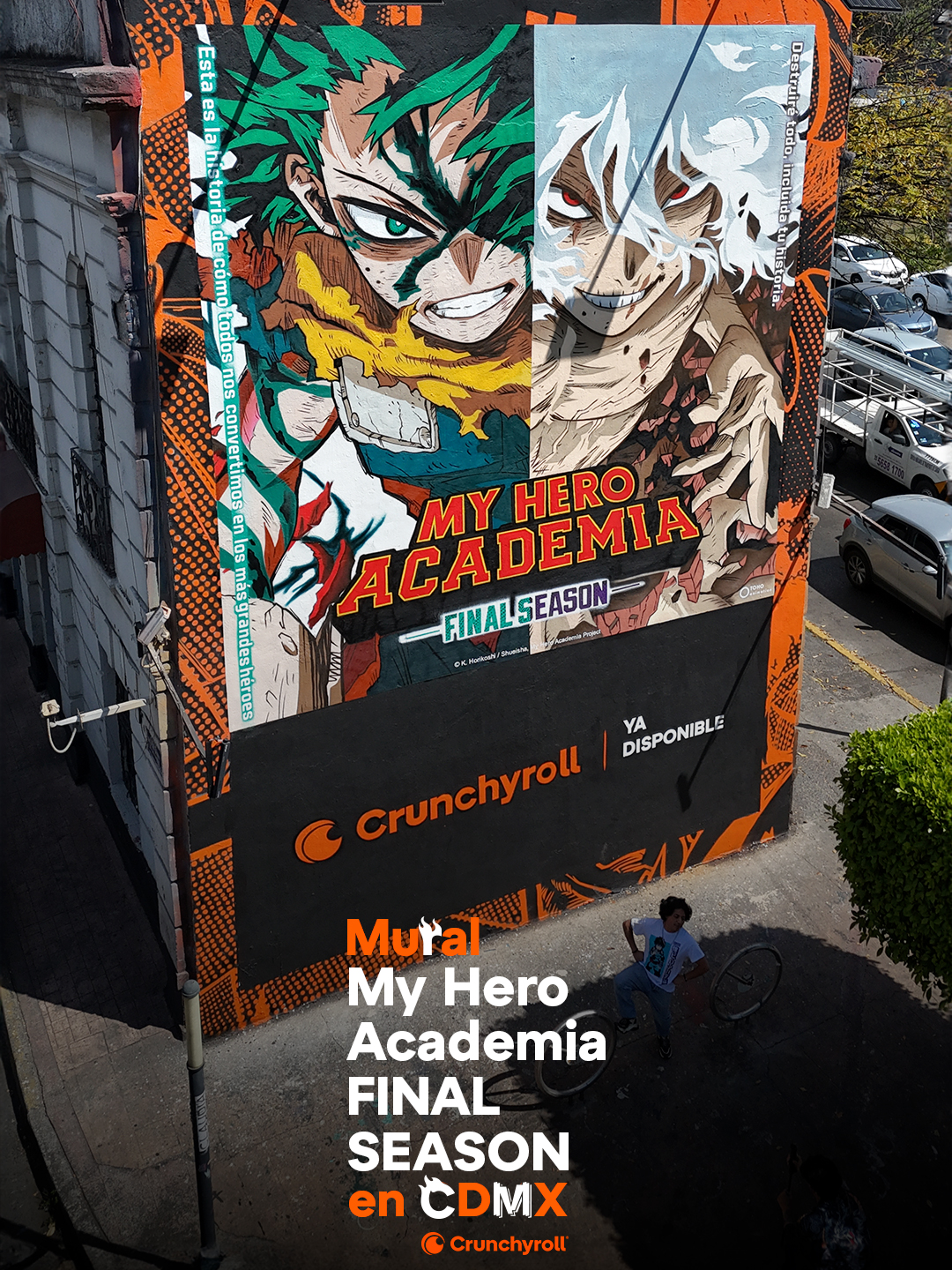 My Hero Academia FINAL SEASON llegó a CDMX con un mural que te va a dejar así: 🤯 ¿Ya fuiste? 📍 Casa PICNIC hasta el 30 de noviembre.