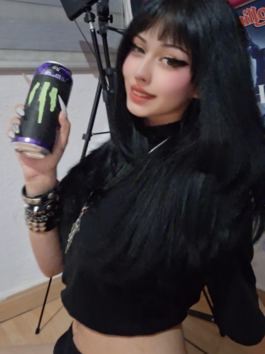 m siguen diciendo q m parezco a la morrita d #monsterenergy pero a mi no m gusta así q hice una improvisada xdd #fyp #xd #tacos 