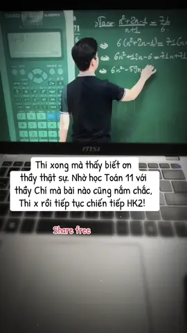 Share free full lớp 11-12 Thầy Chí #ToánThầyChí #hoctoantrentiktok #ToánLớp11 #2k8 #fyp 