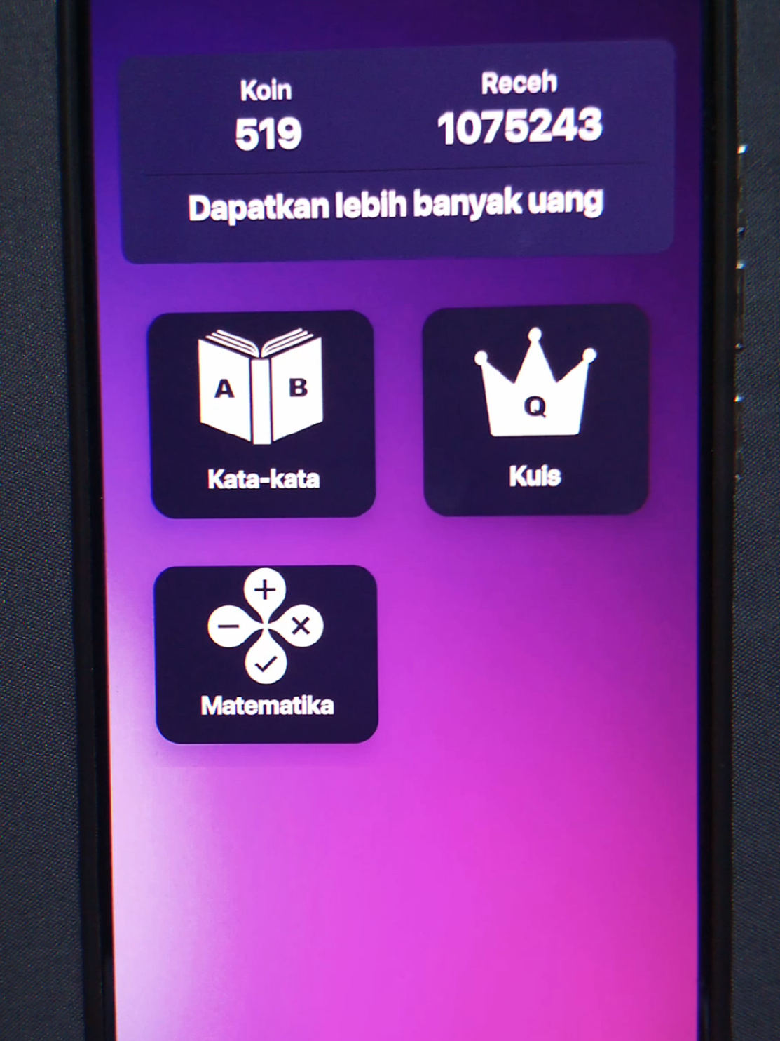 double dapatnya 😋 .  .  #gamekuis #tigaotak #planetpintar #gamepenghasiluang2025 