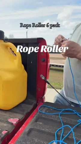 We needed this a long time ago it secures just about anything into the back of a truck or a trailer #rollerrope #paracord #ratchetstrap #farm #rope 