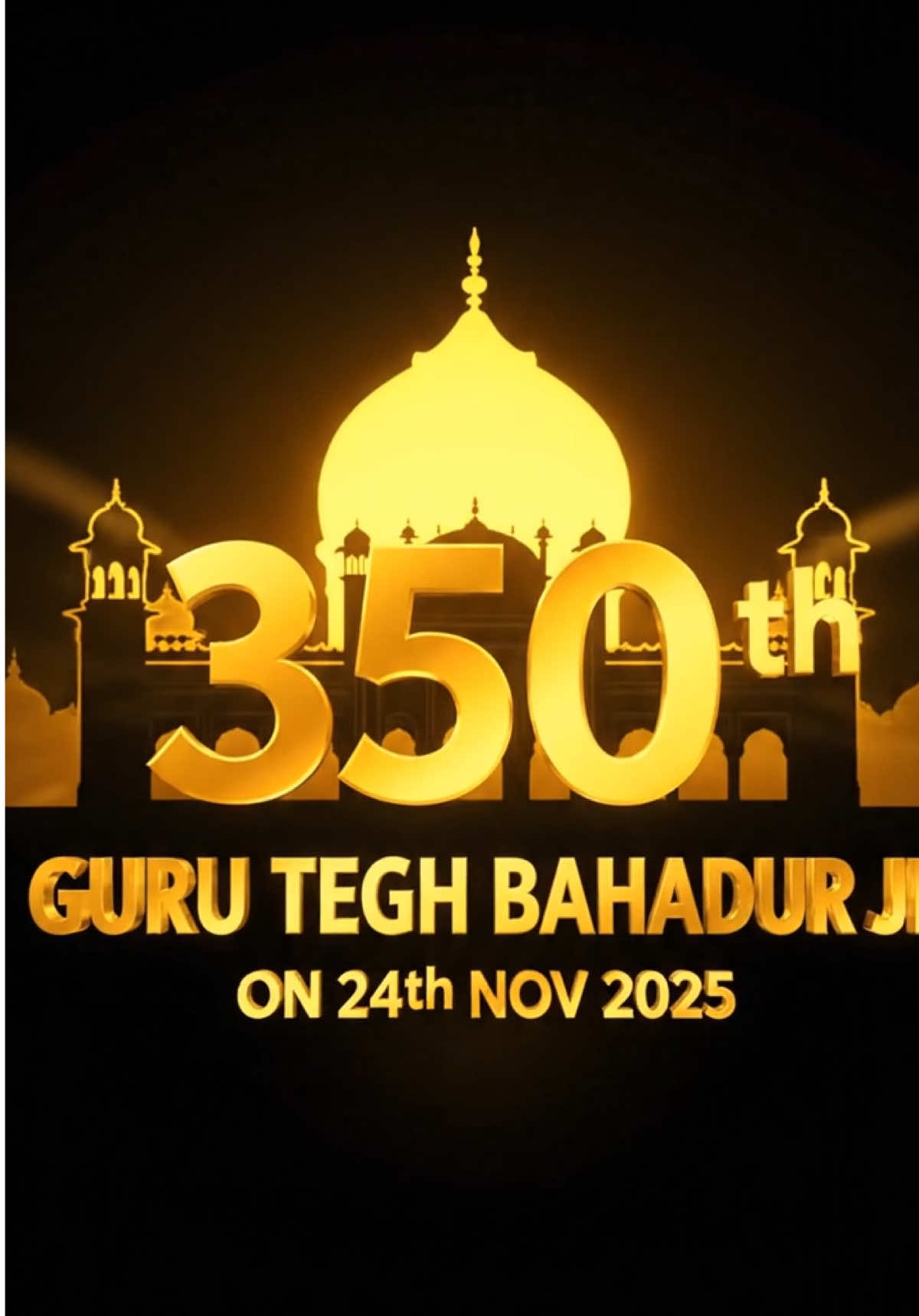 “350th Shaheedi Diwas – Guru Teg Bahadur Ji” #gurutegbahadurji #foryou #waheguru #sikhism #khalsa 