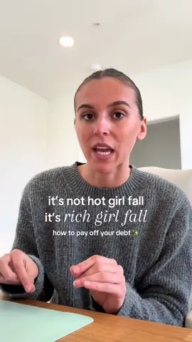 we built @Ditch to help you pay off your debt!! 💚 rich girl fall: rich girls have a plan for paying off their debt #debtpayoff #ditchapp #debtfree #richgirlhabits 