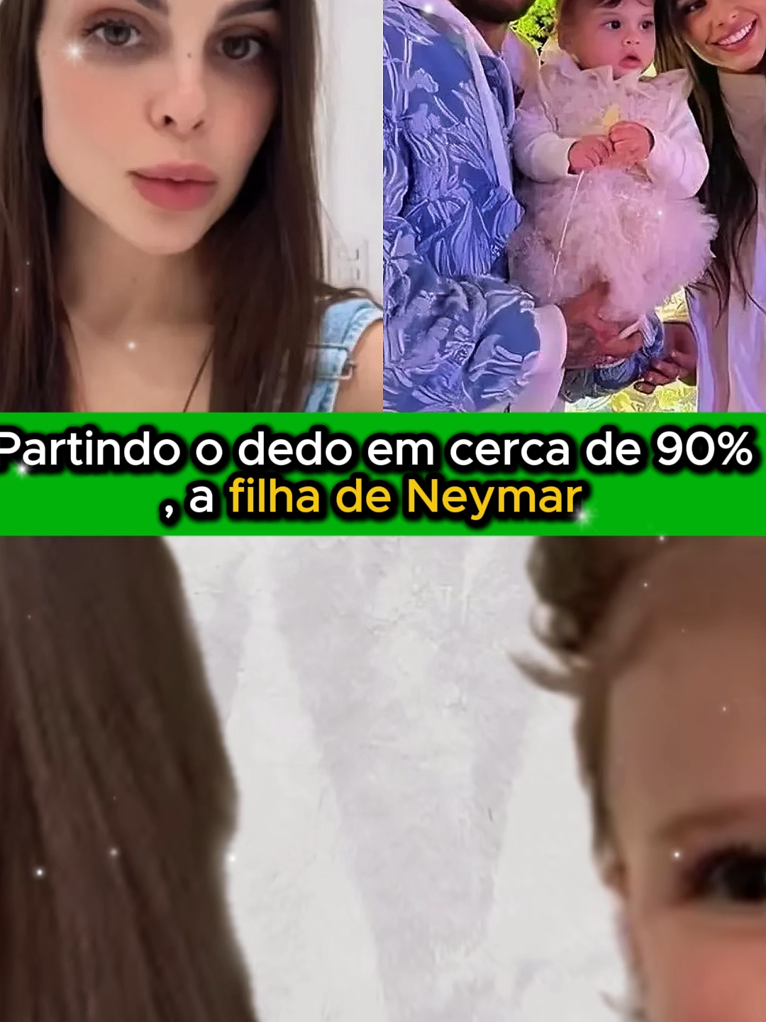 Helena, filha de Neymar, fratura o dedo #HelenaNeymar#Neymar#AmandaKimberlly#filhadeneymar