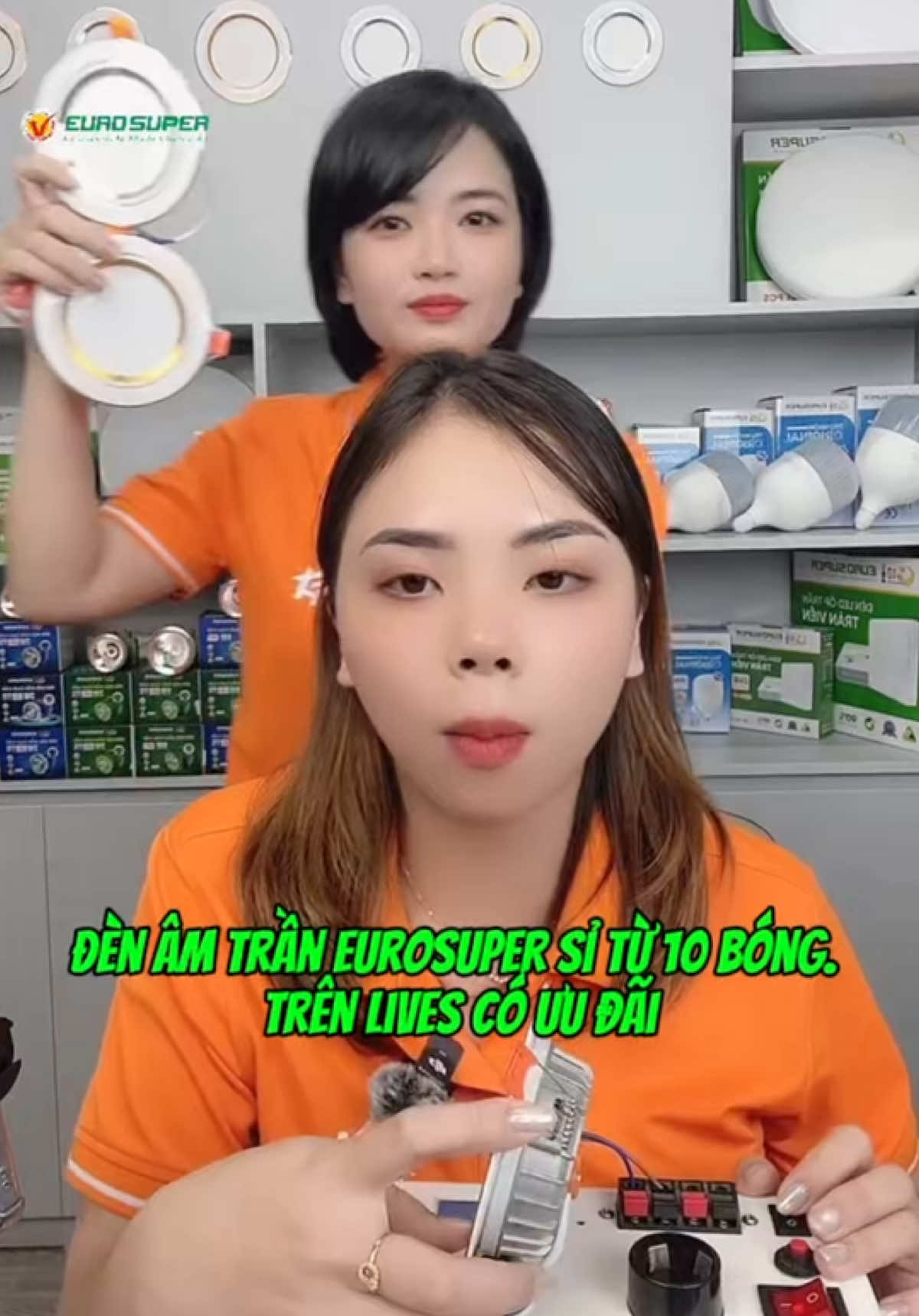 Đèn âm trần eurosuper sỉ từ 10 bóng. Vào lives để nhận thêm ưu đãi ạ #eurosuper #denled #xuhuong #dentrangtri  #denamtran 