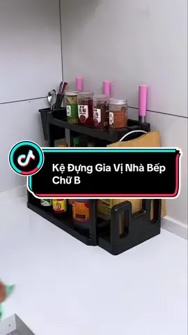 Kệ Đựng Gia Vị Nhà Bếp Chữ B  #kegiavi #kegiavinhabep #kegiavidanang #kegiavi3tang #kenhabep 