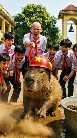 #hieuclipfunny #capybara #haihuoc #veo3 #funny 