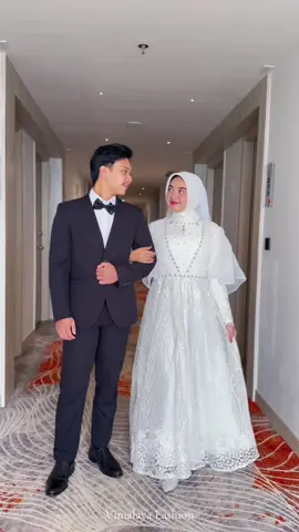 Bukan sekadar gamis akad, tapi saksi langkah pertama menuju janji suci.✨ #gamisputih #gamislebaran #gamisakadsyari #gamismewah  