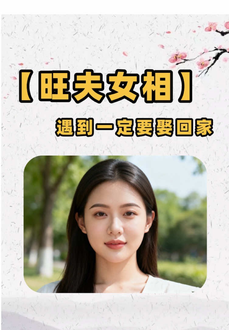 【旺夫女相】遇到一定要娶回家#面相 #foryoupag #旺夫女人 #旺夫 #财富 