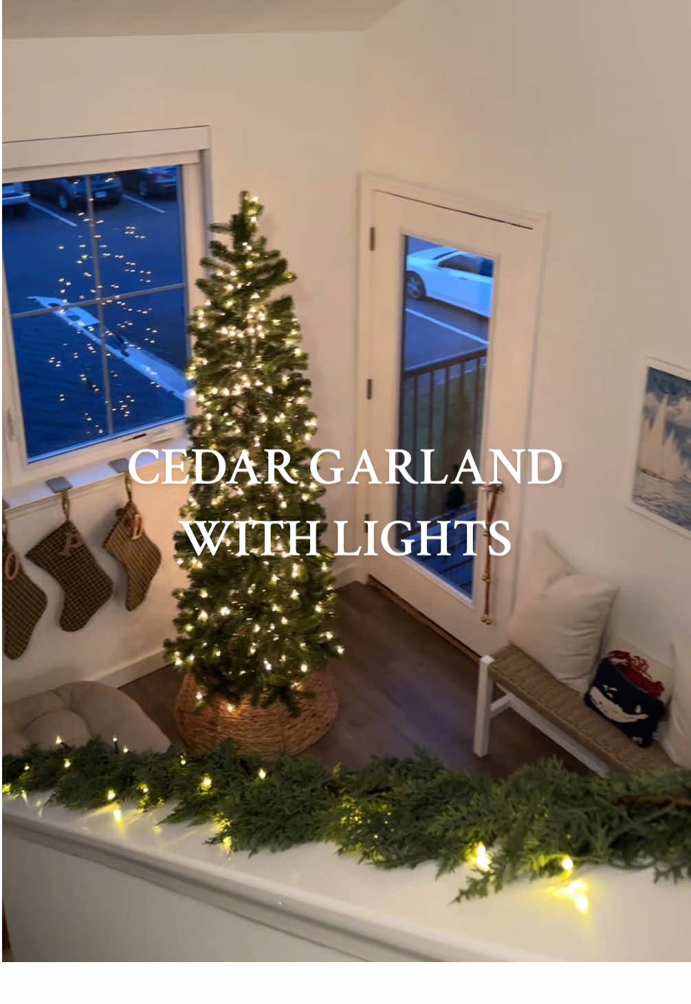 and it doesn’t shed everywhere like other ones do!!⭐️ best Christmas decoration purchase I’ve ever made 🥹🎄 #cedargarland #realtouchgarland #garland #christmasgarland #tiktokshopblackfriday 