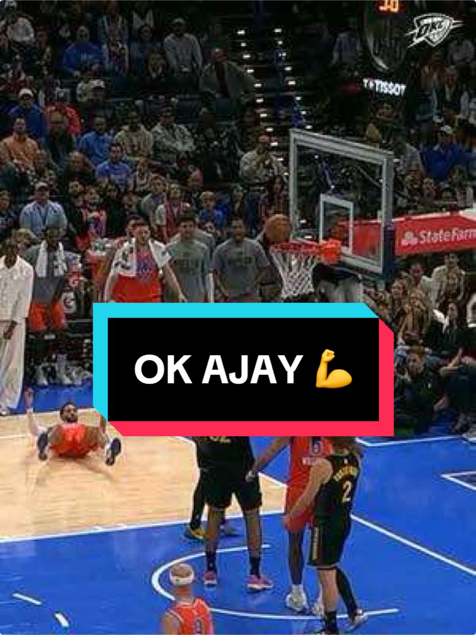 AJAY AND-ONE BEFORE THE BUZZER 😮‍💨 #okcthunder