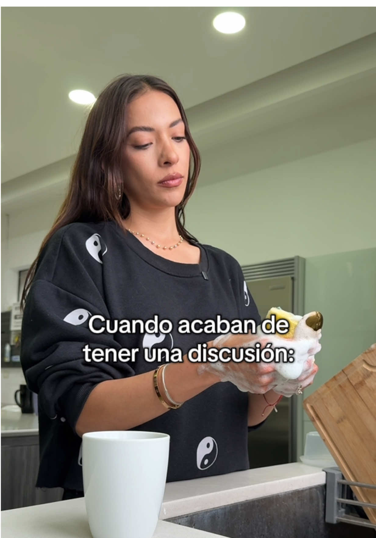 mejor le hago otro café 😬 #dnacouple #parejas 