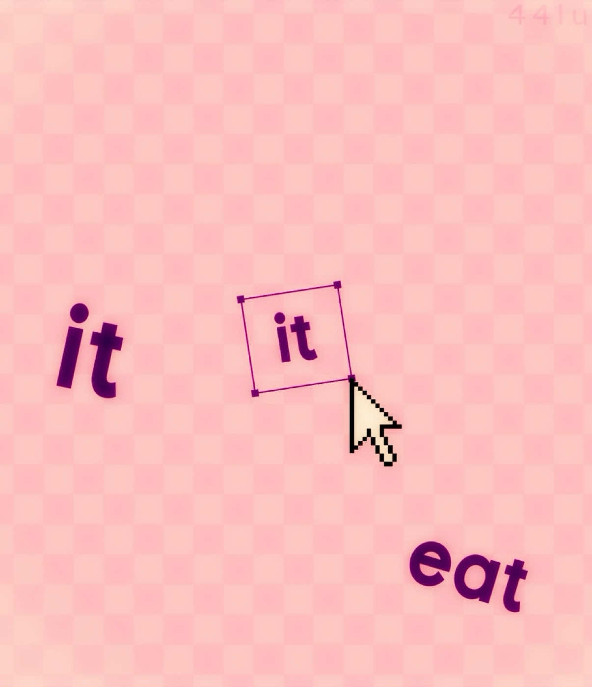 ITS FINISHED YIPPEE! eat it up i guess hahhahha || #typography #lesserafim #mograph #yomama 